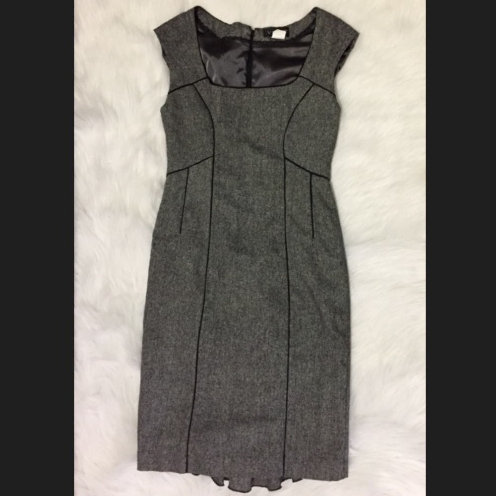 Venus career dress with flirty ruffled back size 4